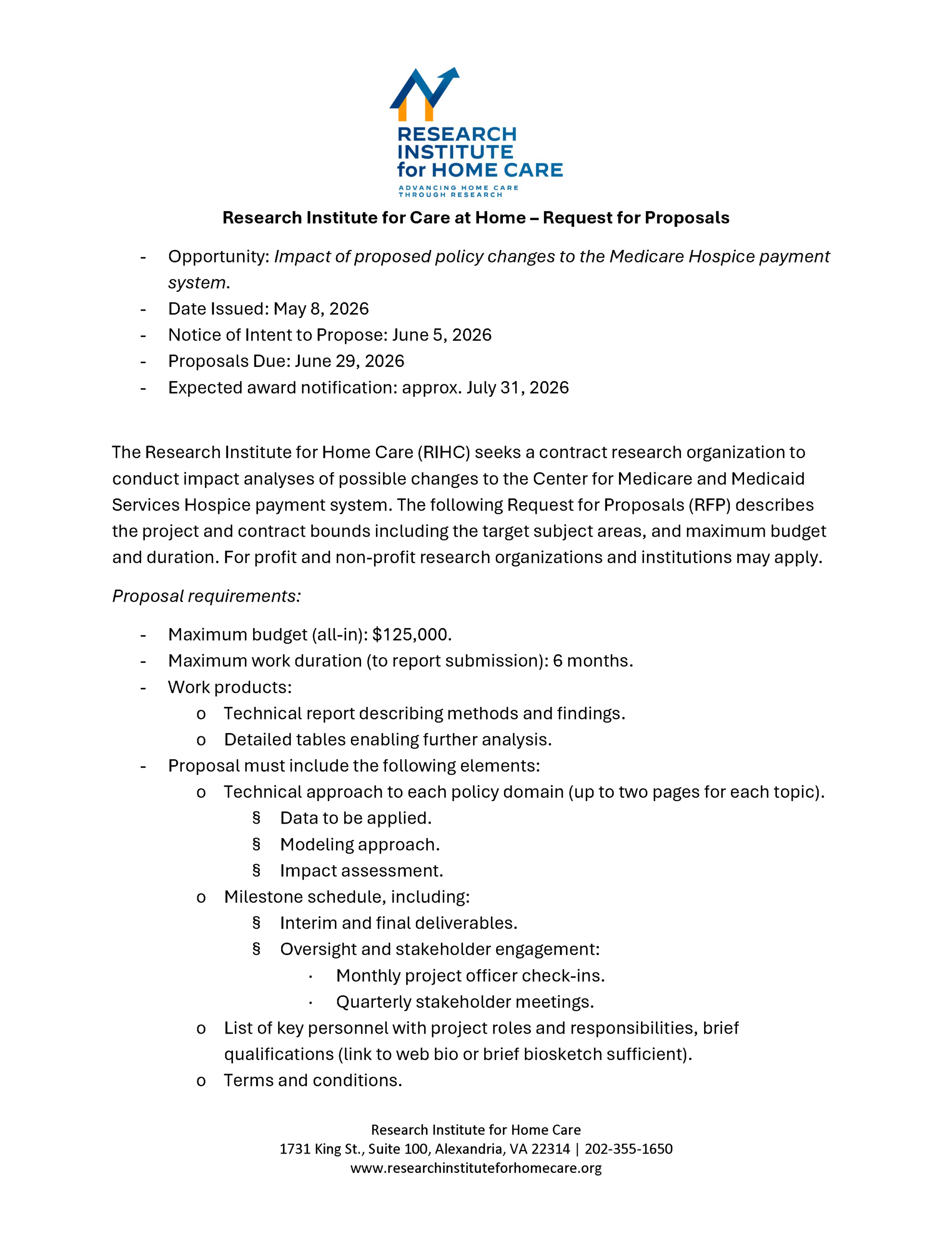 “Modeling Potential Medicare Spending Impacts from Earlier Hospice Election” One pager